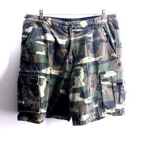 Coliseum Mens Size 38 Camo Shorts Cargo Pockets